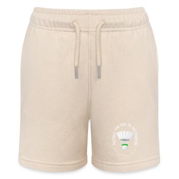 Das Schlechte ins Badminton stecken - Stanley/Stella Teenager Bio-Joggingshorts MINI BOLTER - Natur - Vorne