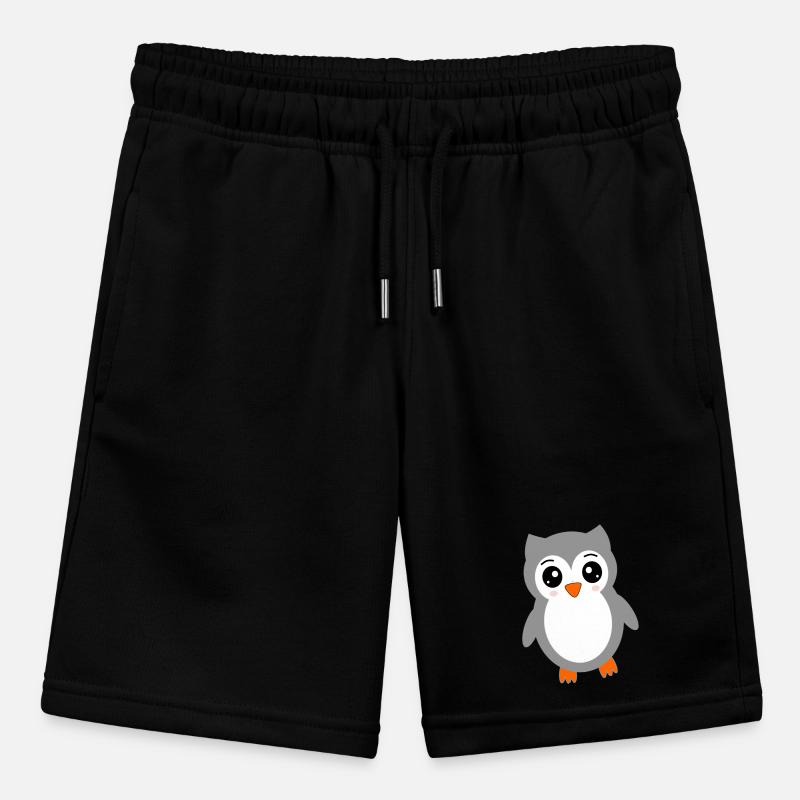 graue Eule Stanley/Stella Teenager Bio-Joggingshorts MINI BOLTER