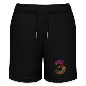 happy birthday t-shirt three years Geburtstag - Stanley/Stella MINI BOLTER Organic Teen Jogging Shorts - black - Front