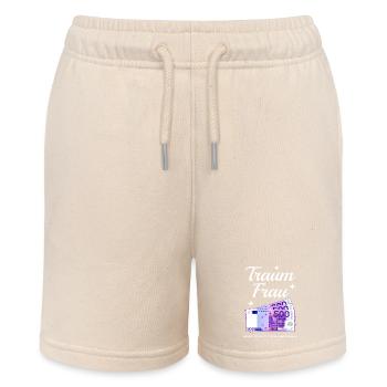 Traum Frau - Stanley/Stella Teenager Bio-Joggingshorts MINI BOLTER - Natur - Vorne