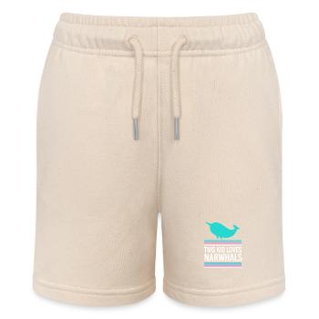 Narwal - Stanley/Stella Teenager Bio-Joggingshorts MINI BOLTER - Natur - Vorne