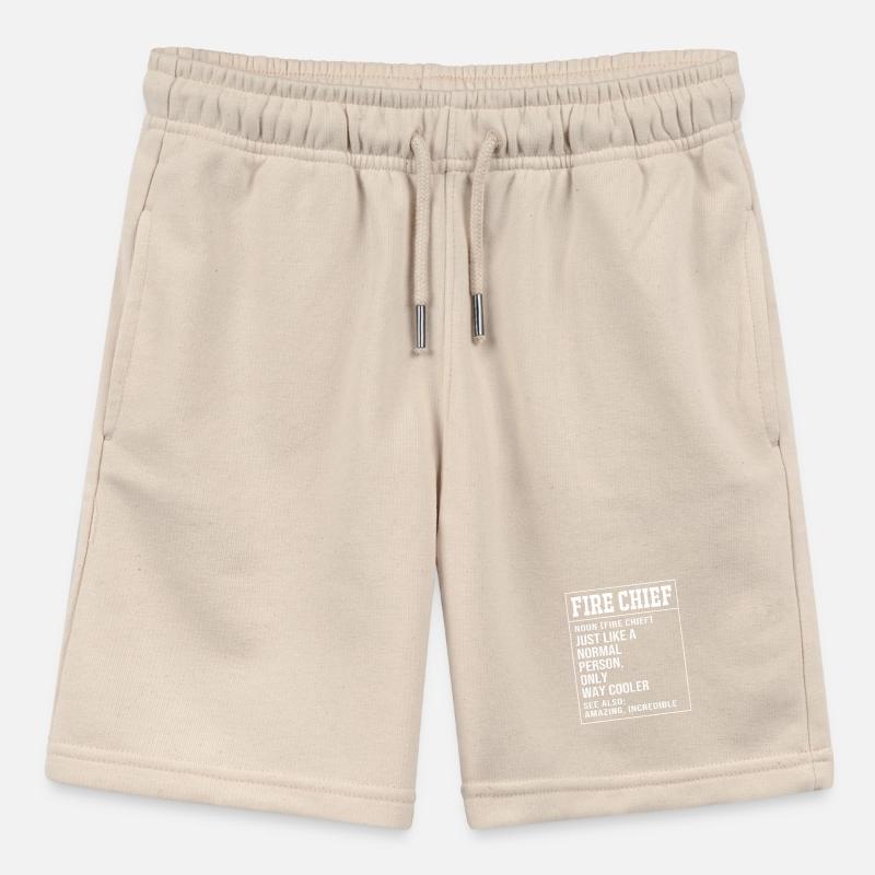 Feuerwehrmann Kind Stanley/Stella Teenager Bio-Joggingshorts MINI BOLTER