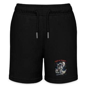 Lost in Space - Monkey as Astronaut - Stanley/Stella MINI BOLTER Organic Teen Jogging Shorts - black - Front