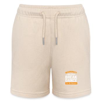 Breakdancing - Stanley/Stella MINI BOLTER Organic Teen Jogging Shorts - soft Ecru - Front