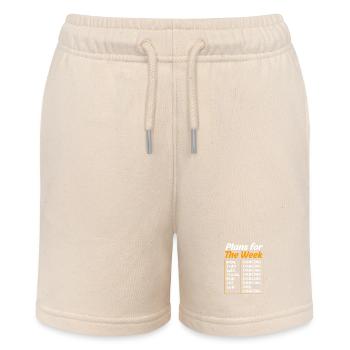 Breakdancing - Stanley/Stella MINI BOLTER Organic Teen Jogging Shorts - soft Ecru - Front