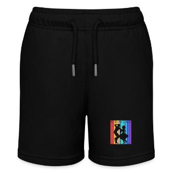 Square Dance - Stanley/Stella MINI BOLTER Organic Teen Jogging Shorts - black - Front