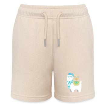 Chanukkah Hanukkah Hanukah - Stanley/Stella MINI BOLTER Organic Teen Jogging Shorts - soft Ecru - Front