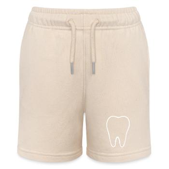 Tooth, Teeth, Dentist - Stanley/Stella MINI BOLTER Organic Teen Jogging Shorts - soft Ecru - Front