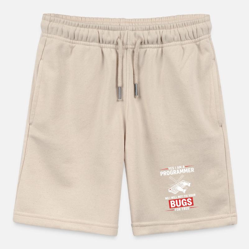 Humor Fixed Programmer No Bugs Stanley/Stella MINI BOLTER Organic Teen Jogging Shorts