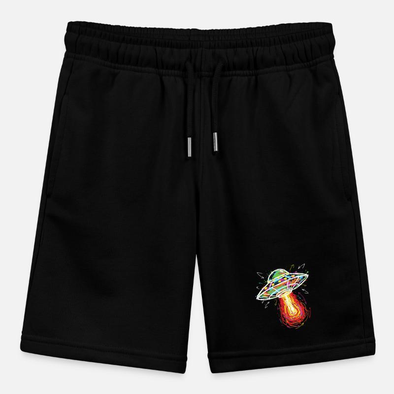 UFO Space Scribble Scribble Color Stanley/Stella MINI BOLTER Organic Teen Jogging Shorts