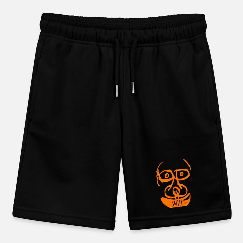 Oranges Doodle-Lächeln Stanley/Stella Teenager Bio-Joggingshorts MINI BOLTER