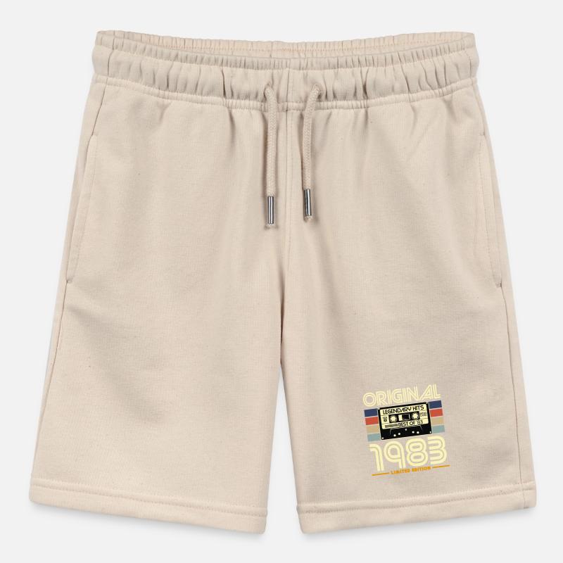 Original 1983 Retro Cassette Stanley/Stella MINI BOLTER Organic Teen Jogging Shorts