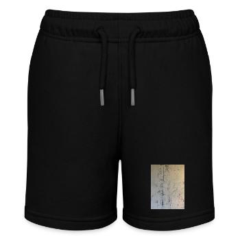 Abstrakte Kunst im NYC London Paris Style - Stanley/Stella Teenager Bio-Joggingshorts MINI BOLTER - Schwarz - Vorne