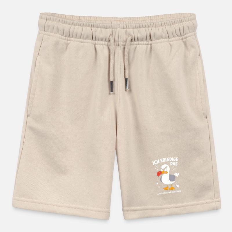 Möwe Seevogel Nen scheiss muss ich Stanley/Stella Teenager Bio-Joggingshorts MINI BOLTER