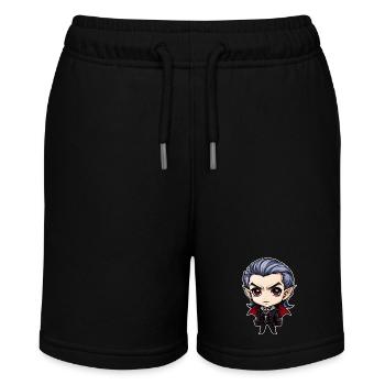 Ein Chibi-Vampir - Stanley/Stella Teenager Bio-Joggingshorts MINI BOLTER - Schwarz - Vorne