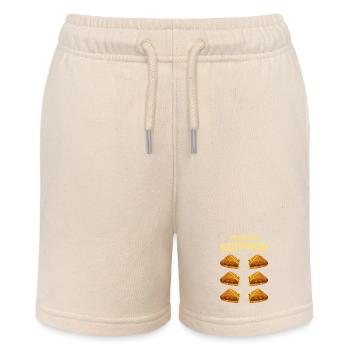 Baklava - Turkish Sixpack - Süßspeise - Spruch - Stanley/Stella Teenager Bio-Joggingshorts MINI BOLTER - Natur - Vorne