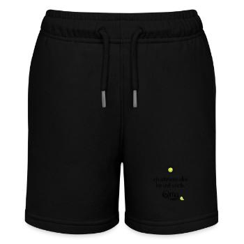 lustige Sprüche für Oma - Stanley/Stella Teenager Bio-Joggingshorts MINI BOLTER - Schwarz - Vorne