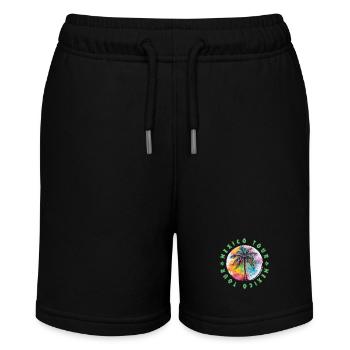 Mexico Tour Vacation Plame Colorful - Stanley/Stella MINI BOLTER Organic Teen Jogging Shorts - black - Front