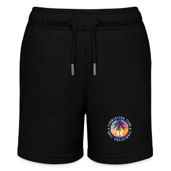 Formentera Tour Bunt - Stanley/Stella Teenager Bio-Joggingshorts MINI BOLTER - Schwarz - Vorne