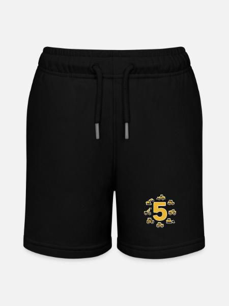 Chantier - 5 ans - 5ème anniversaire - Short bio MINI BOLTER Stanley/Stella Ado - noir