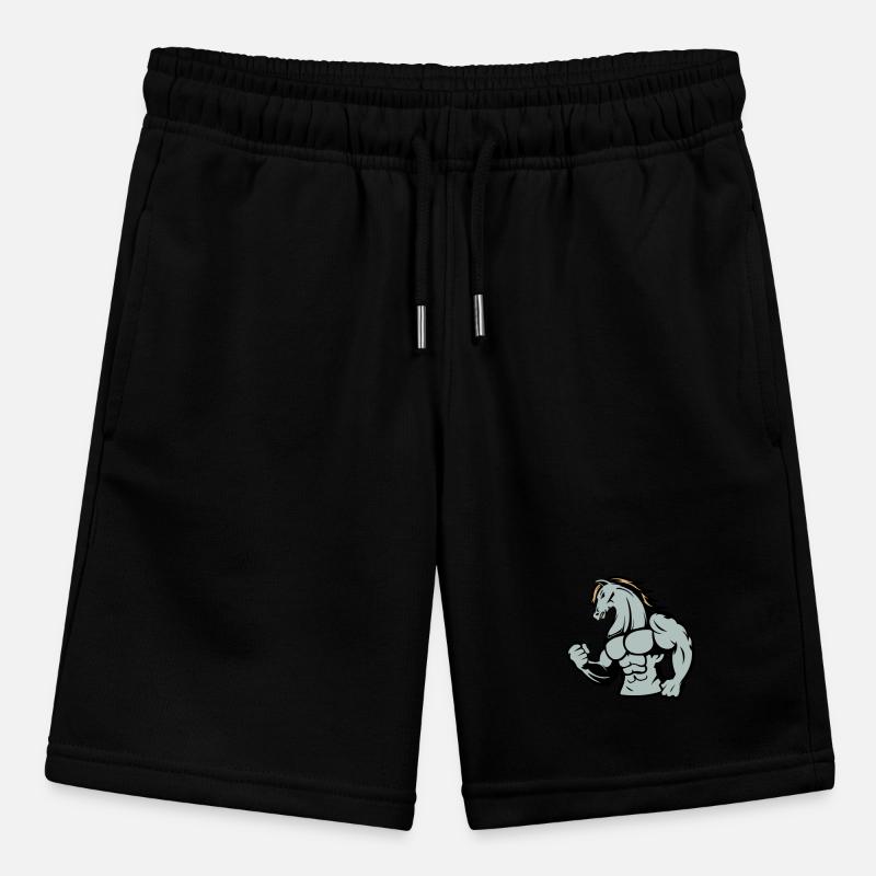 pferd stark Stanley/Stella Teenager Bio-Joggingshorts MINI BOLTER