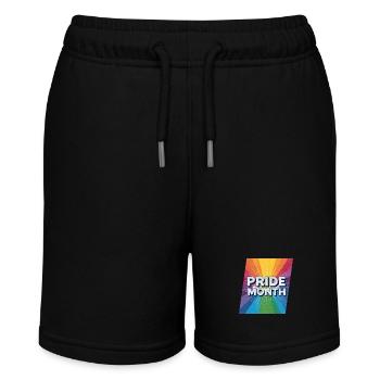 LGBTQ Pride Month - Stanley/Stella MINI BOLTER Organic Teen Jogging Shorts - black - Front