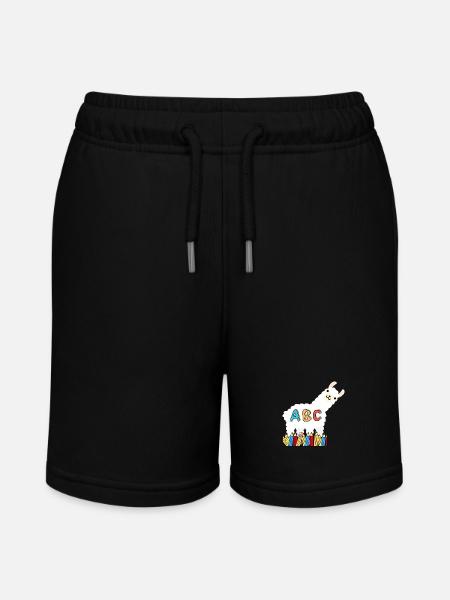 AlpacaABC - Stanley/Stella MINI BOLTER Organic Teen Jogging Shorts - black