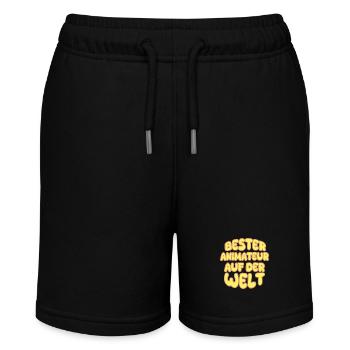 Vocation animator - Stanley/Stella MINI BOLTER Organic Teen Jogging Shorts - black - Front