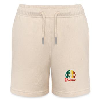 Vintage 1950er Geburtstag - 1950er Retro Geschenkidee - Stanley/Stella Teenager Bio-Joggingshorts MINI BOLTER - Natur - Vorne