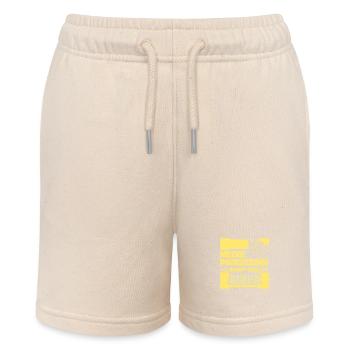 Geschenk für Aliya - Stanley/Stella Teenager Bio-Joggingshorts MINI BOLTER - Natur - Vorne