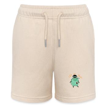 Wolly Sheepling Halloween Monster - Stanley/Stella MINI BOLTER Organic Teen Jogging Shorts - soft Ecru - Front