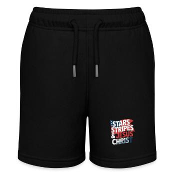Croyant américain chrétien 4 juillet Jésus - Short bio MINI BOLTER Stanley/Stella Ado - noir - Devant