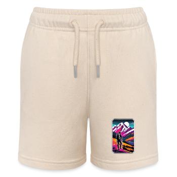 Natur & Bergwandern - Stanley/Stella Teenager Bio-Joggingshorts MINI BOLTER - Natur - Vorne