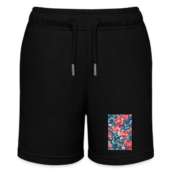 IMG 1998 - Stanley/Stella Teenager Bio-Joggingshorts MINI BOLTER - Schwarz - Vorne