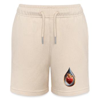 Love in a Drop - Stanley/Stella MINI BOLTER Organic Teen Jogging Shorts - soft Ecru - Front