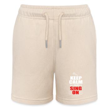 Karaoke - Stanley/Stella MINI BOLTER Organic Teen Jogging Shorts - soft Ecru - Front