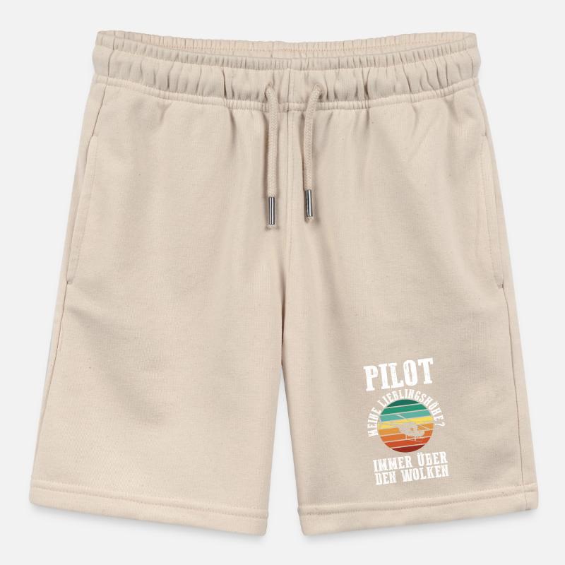 Pilot Flying Aviator Helicopter Helicopter Stanley/Stella MINI BOLTER Organic Teen Jogging Shorts
