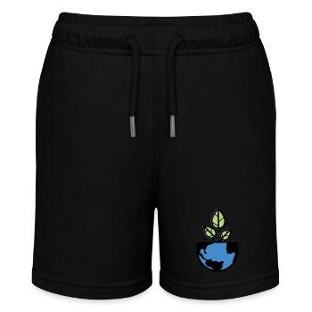 Planet Earth - Stanley/Stella MINI BOLTER Organic Teen Jogging Shorts - black - Front