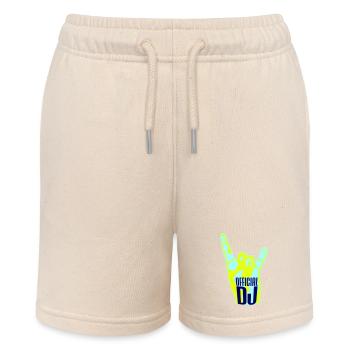 Official DJ Musik Heavy Metal Hörner Handgeste - Stanley/Stella Teenager Bio-Joggingshorts MINI BOLTER - Natur - Vorne