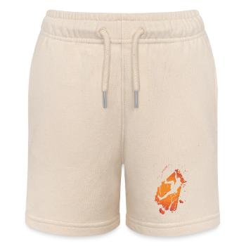 Climber's Fire - Stanley/Stella MINI BOLTER Organic Teen Jogging Shorts - soft Ecru - Front