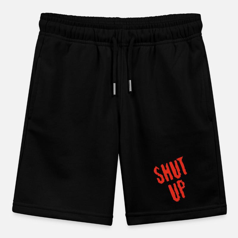 Sei still! (rot) Stanley/Stella Teenager Bio-Joggingshorts MINI BOLTER