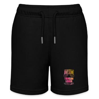 Toucan - Stanley/Stella MINI BOLTER Organic Teen Jogging Shorts - black - Front