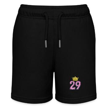 29 Zahl Krone - Stanley/Stella Teenager Bio-Joggingshorts MINI BOLTER - Schwarz - Vorne