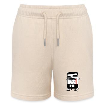Hombre Grises: Anonym, Freiheit & Protest - Stanley/Stella Teenager Bio-Joggingshorts MINI BOLTER - Natur - Vorne