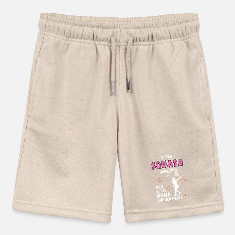 Squash Beste Mama Mutter Muttertag Geburtstag Stanley/Stella Teenager Bio-Joggingshorts MINI BOLTER