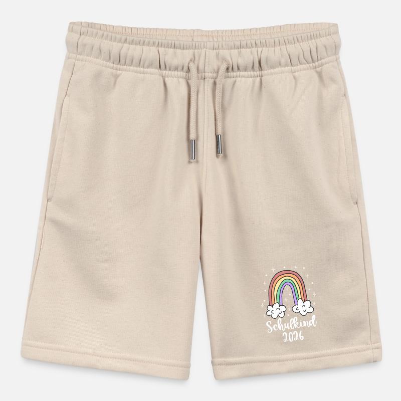 Schulkind 2026 Einschulung Mädchen Regenbogen Stanley/Stella Teenager Bio-Joggingshorts MINI BOLTER
