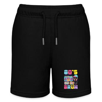 Retour rétro au design vintage des années 80 - Short bio MINI BOLTER Stanley/Stella Ado - noir - Devant
