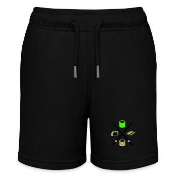 sushi - Stanley/Stella Teenager Bio-Joggingshorts MINI BOLTER - Schwarz - Vorne