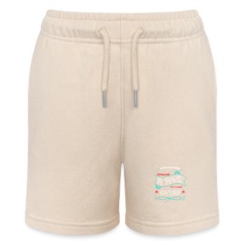 Jokes Statement Dad's Favorite Fathersday Geek - Stanley/Stella MINI BOLTER Organic Teen Jogging Shorts - soft Ecru - Front