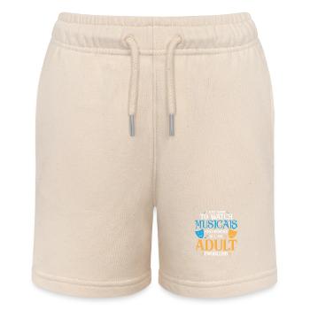 I Just Want To Watch Musicals Theater Singing - Stanley/Stella MINI BOLTER Organic Teen Jogging Shorts - soft Ecru - Front